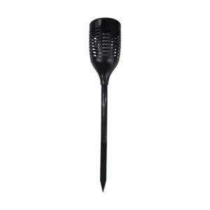 Solar Bug Zapper With Flame Light Black