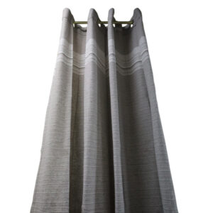 Metro Living Eyelet Curtain Stripe Beige - 55" x 84"