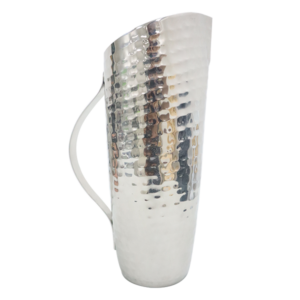 Whitman Pitcher Hammered Stainless Steal 4.25" x 11"