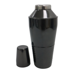 Alternative view of Whitman Cocktail Shaker Hammered Black 750ml