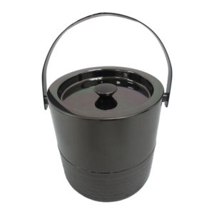 Alternative view of Whitman Ice Bucket 3qt Black Satin