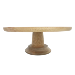 Alternative view of Whitman Footed Tray Checkered Pattern Mango Wood 12" x 4.5"