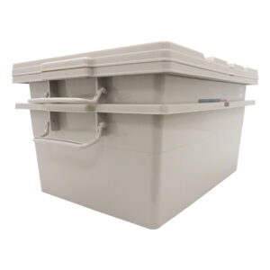 Alternative view of Mega Box Storage Box 35L 2's - Latte Beige