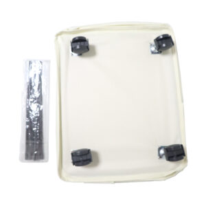 Alternative view of Laundry Hamper Waterproof With Mesh Cover With Roller - Multicolor