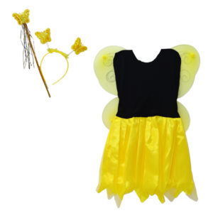NATM Fairy Costume Dress With Wings & Headband