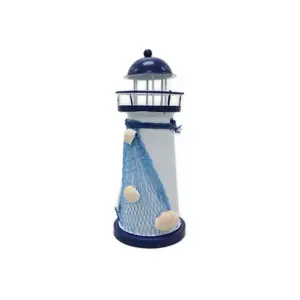 Alternative view of Metal Lantern Lighthouse Nautical