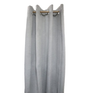 Eyelet  Blockout  Curtain Gray - 60" x 90"