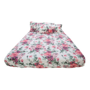 3 Pieces Microfiber Sheet Set Printed - Multicolor - King Size