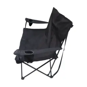 Alternative view of Collapsable Chair 2 Person Black