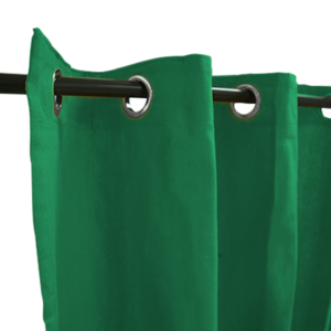 Alternative view of Eyelet Curtain Canvass Green