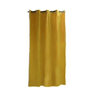 Eyelet Curtain Canvass Gold