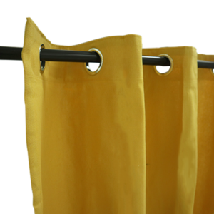 Alternative view of Eyelet Curtain Canvass Gold