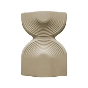 Ceramic Vase Khaki 15 x 7 x 20 cm
