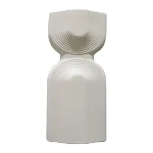Ceramic Vase White 14.5 x 8 x 31 cm