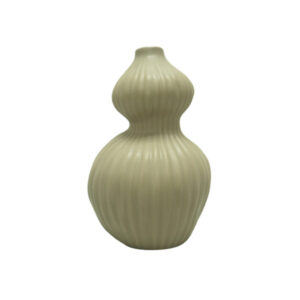 Ceramic Vase Khaki 13.5 x 13 x 20  cm