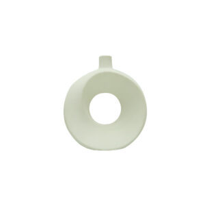 Ceramic Vase White 18.5 x 6.5 x 21  cm