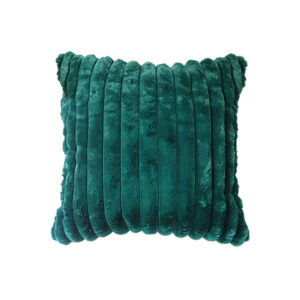 Throw Pillow Case Velvet Plain Green