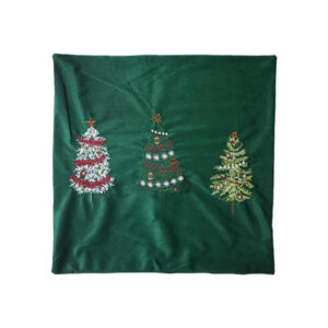Alternative view of Throw Pillow Case Fine Tree Green