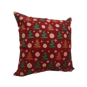 Alternative view of Throw Pillow Case Christmas Tree - Red