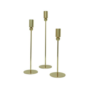 Candle Holder Set Champagne 23cm x 27.5cm x 33cm