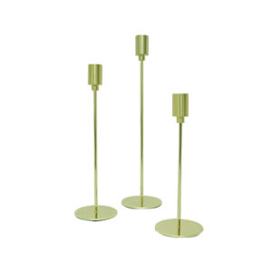Candle Holder Set Gold 23cm x 27.5cm x 33cm