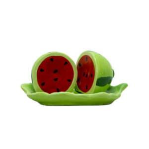 Watermelon Ceramic Red-Green 14 x 7 x 2  cm