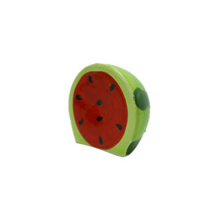 Alternative view of Watermelon Ceramic Red-Green 14 x 7 x 2  cm