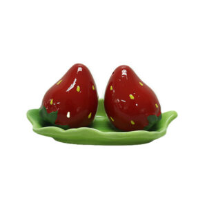 Strawberry Ceramic Red Color 14 x 7 x 2  cm