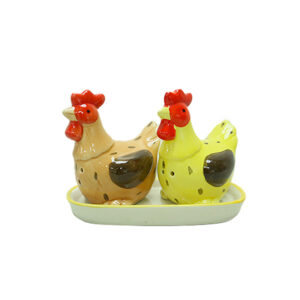 Chicken Ceramic Yellow 14 x 7 x 2  cm