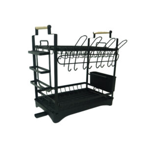 Alternative view of Dish Rack 2 Layer - Metal Black