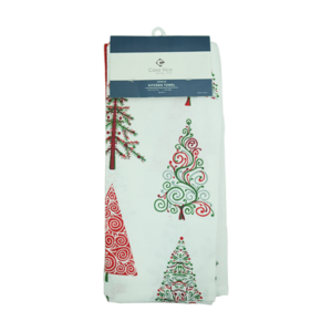 Kitchen Towel Christmas Pack Of 3 - Red