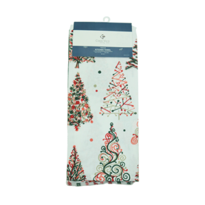 Kitchen Towel Christmas Pack Of 3 - Green