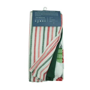 Alternative view of Kitchen Towel Christmas Pack Of - Green