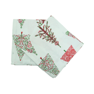 Alternative view of Table Napkin Christmas Pack Of 2 - Red
