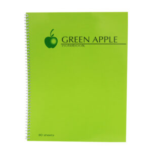 Notebook Spiral Green Apple
