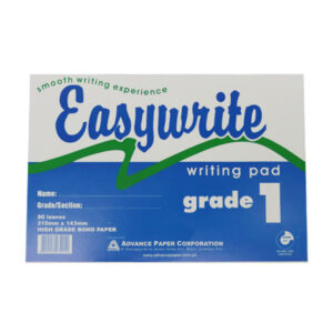 Writing Pad Grade-1 w/ Plastic Cover Easywrite