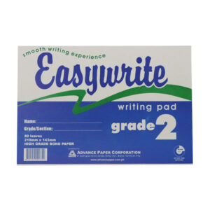 Writing Pad Grade-2 w/ Plastic Cover Easywrite