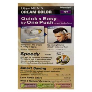 Alternative view of Bigen Mens Cream Color Natural Black 101