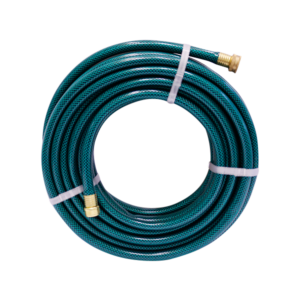 Zug Garden Hose 3Ply Reinforced Brass Coupling 5/8x50 Green #Zug10M01C-5850