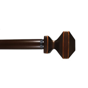 Alternative view of Decorative Rods 49" x 85" Dark Brown