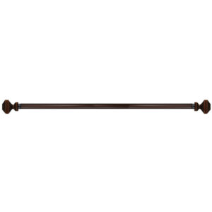 Decorative Rods 49" x 85" Dark Brown