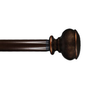 Alternative view of Decorative Rods 49" x 85" Dark Brown