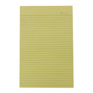 Alternative view of Yellow Ruled Pad  w/ Plastic Cover Advance