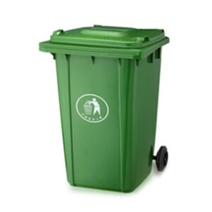 Trash Bin w/Wheel 120L Hdpe Green/ Blue/ Yellow