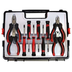 Tool Set Repair 10pc Red/Black