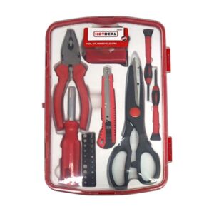Alternative view of Tool Kit Household 27pc Red/Black