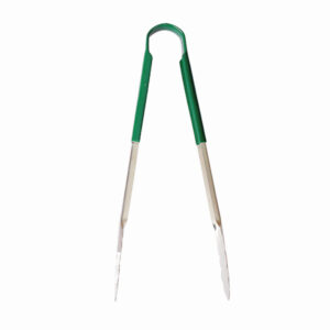 Eurochef 12" Stainless Heady Duty Food Tong Green