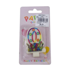 Candle 3 Inch Stripes Color No.0