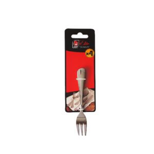 Eurochef Cake/Tea Fork Set 4pc 2.0mm Thick, Stainless Steel