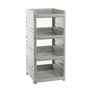 Megabox Utility Rack 4L Collapsible Small - Light Gray